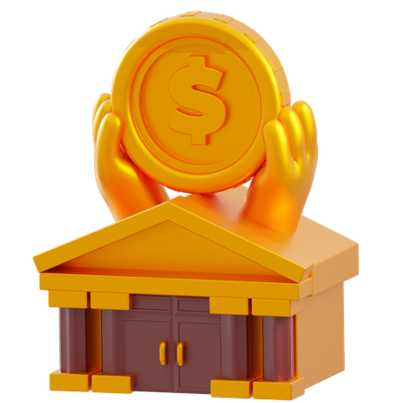 Immobilieninvestition  3D Icon