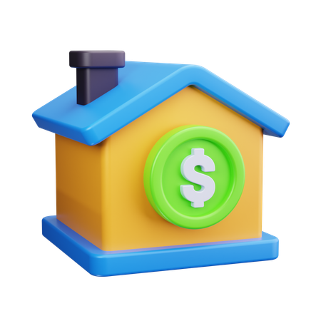 Immobilieninvestitionen  3D Icon