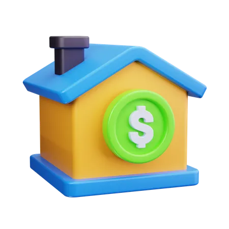 Immobilieninvestitionen  3D Icon