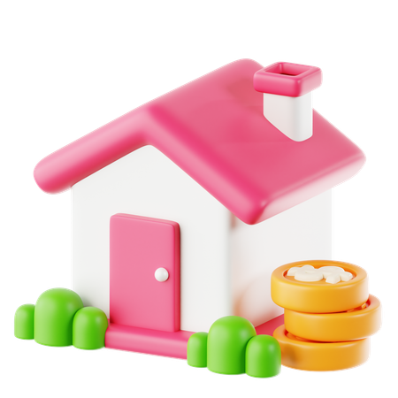 Immobilieninvestitionen  3D Icon