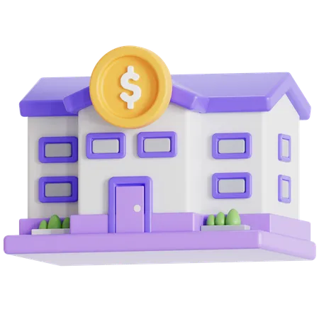 Immobilieninvestitionen  3D Icon