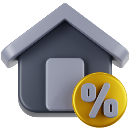 Immobilieninvestitionen  3D Icon