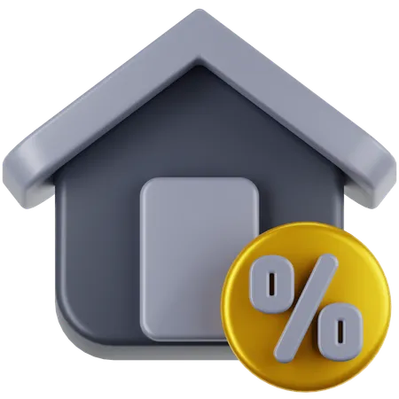 Immobilieninvestitionen  3D Icon