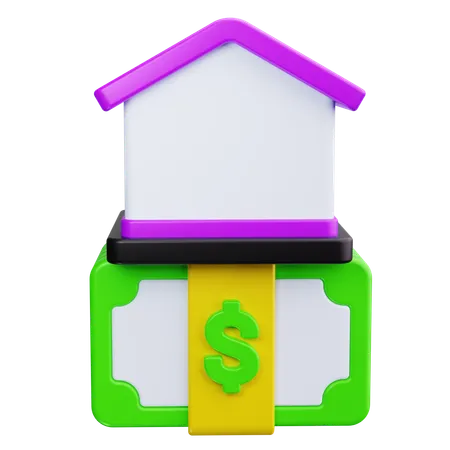 Immobilieninvestitionen  3D Icon