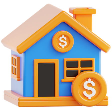 Immobilieninvestitionen  3D Icon