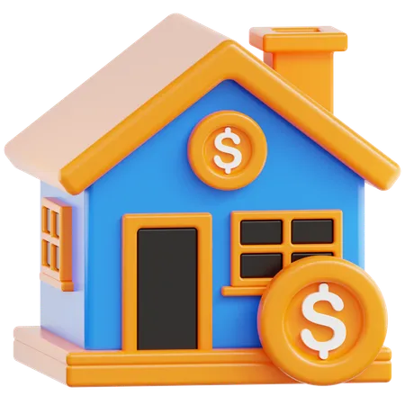 Immobilieninvestitionen  3D Icon