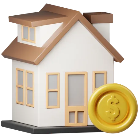 Immobilieninvestitionen  3D Icon