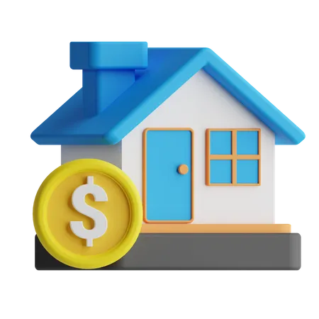 Immobilieninvestitionen  3D Icon