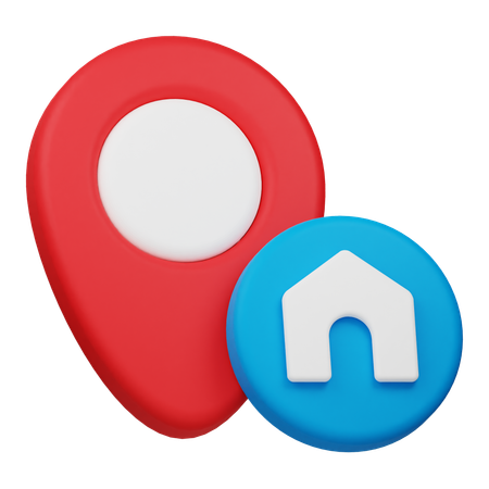 Immobilienstandort  3D Icon