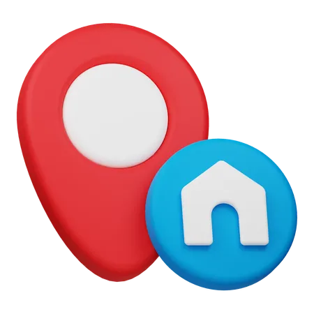 Immobilienstandort  3D Icon