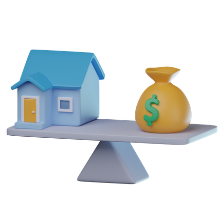 Immobilienbudget  3D Icon