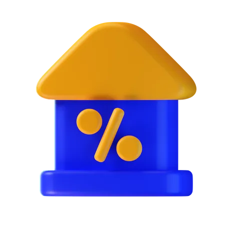 Immobilienverkauf  3D Icon