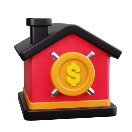 Immobilier  3D Icon