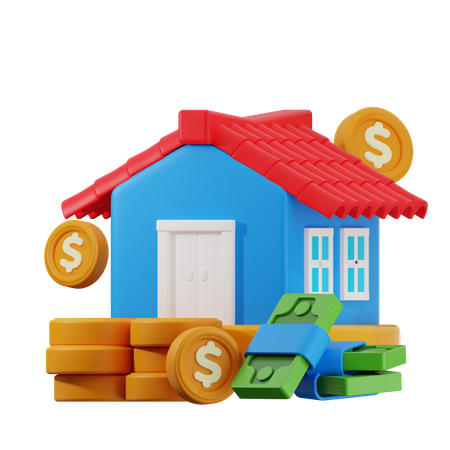 Immobilier  3D Icon