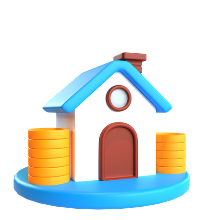 Immobilier  3D Icon