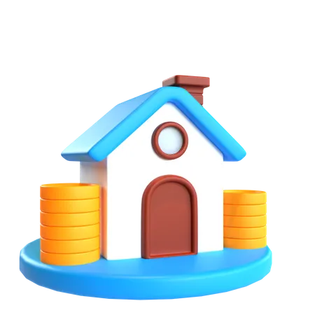 Immobilier  3D Icon