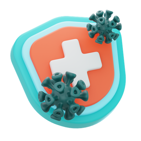 Immune Shield  3D Icon
