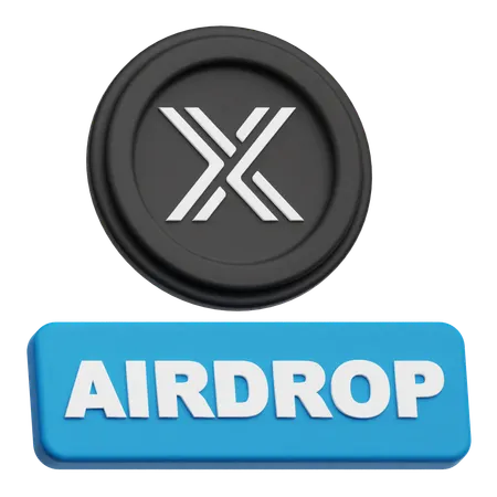 변경 불가능한 에어드랍  3D Icon