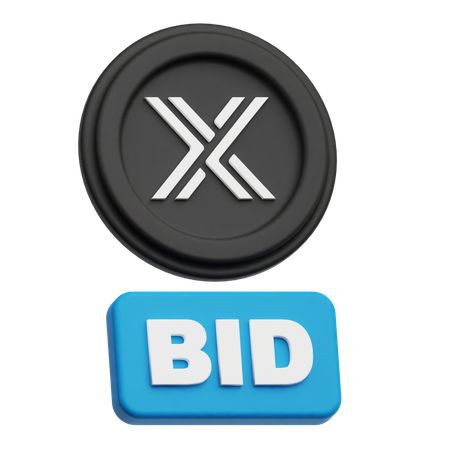 Immutable Bid  3D Icon