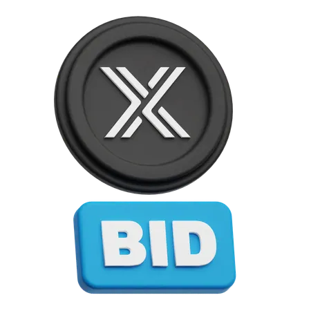 Immutable Bid  3D Icon