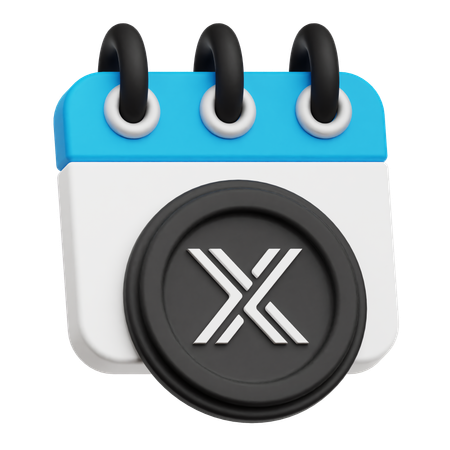 Immutable Calendar  3D Icon