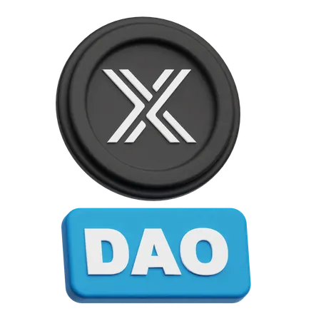 Immutable Dao  3D Icon