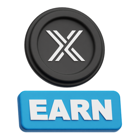 Immutable Earn  3D Icon