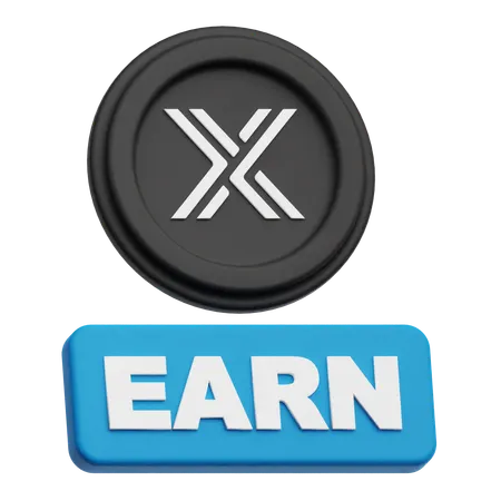 Immutable Earn  3D Icon