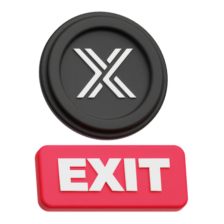 Immutable Exit  3D Icon