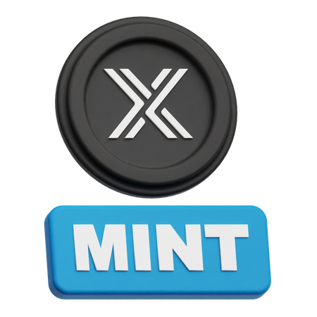 Immutable Mint  3D Icon
