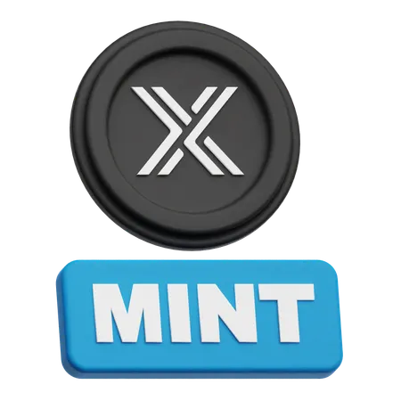 Immutable Mint  3D Icon