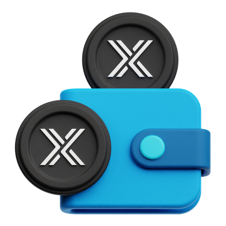 Immutable Wallet  3D Icon