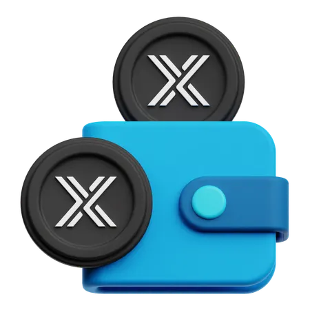 Immutable Wallet  3D Icon