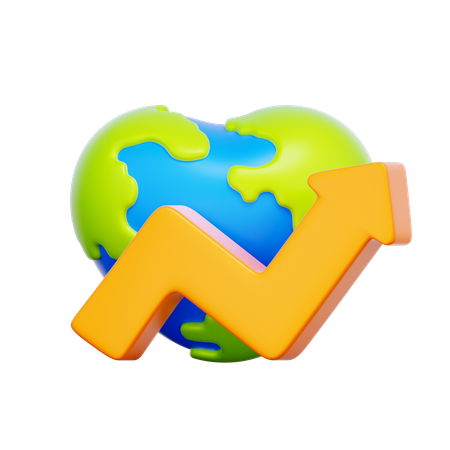 Impact Investing  3D Icon