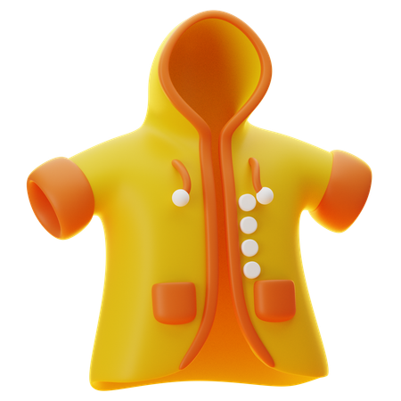 Imperméable  3D Icon