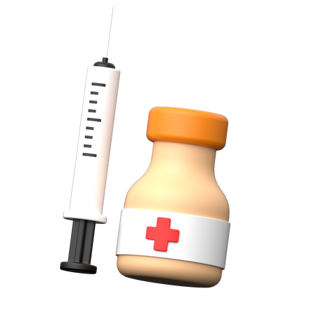 Impfstoff  3D Icon