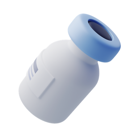 Impfstoffflasche  3D Icon