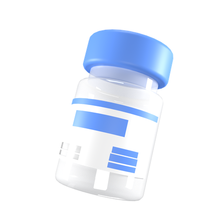 Impfstoffflasche  3D Icon