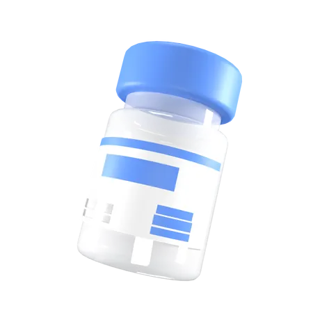 Impfstoffflasche  3D Icon