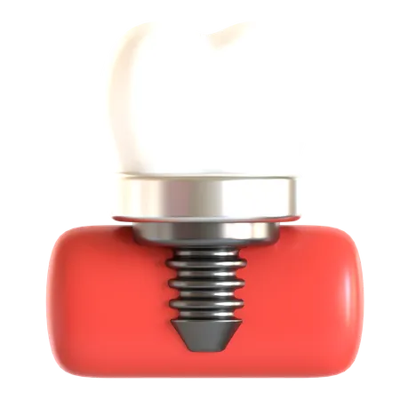 Implante dental  3D Icon