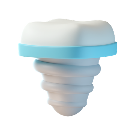 Implante dental  3D Icon