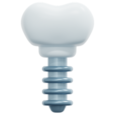 Implante dental  3D Icon