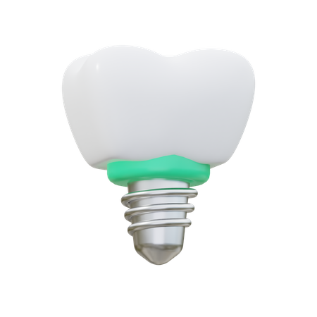 Implante dental  3D Icon