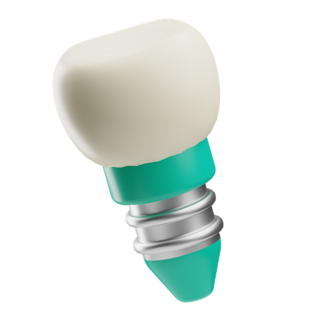 Implante dentário  3D Icon