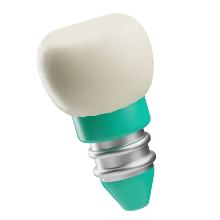 Implante dentário  3D Icon