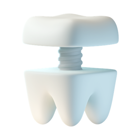 Implante dentário  3D Icon