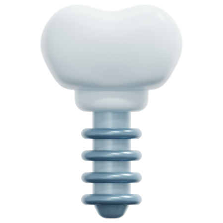 Implante dentário  3D Icon