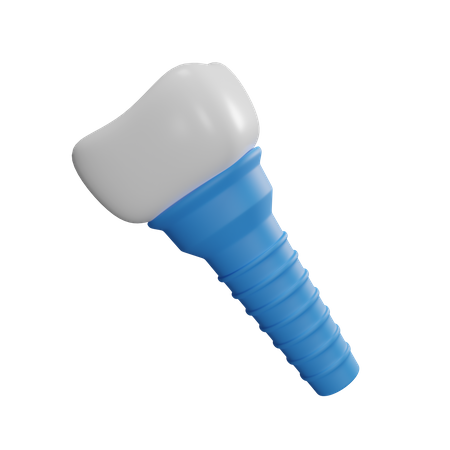 Implante dentário  3D Icon