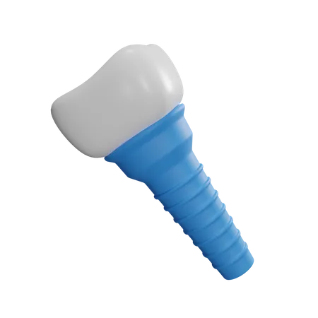 Implante dentário  3D Icon