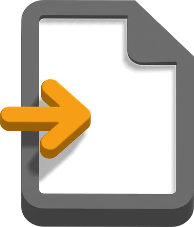 Import file  3D Icon